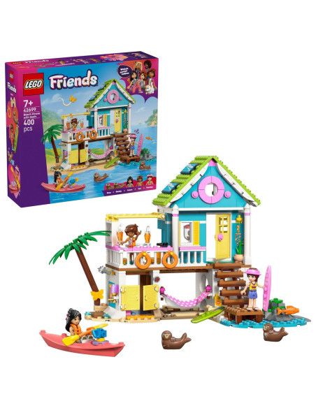 LEGO-42699,Lego Friends Casa Pe Plaja Cu Foci 42699
