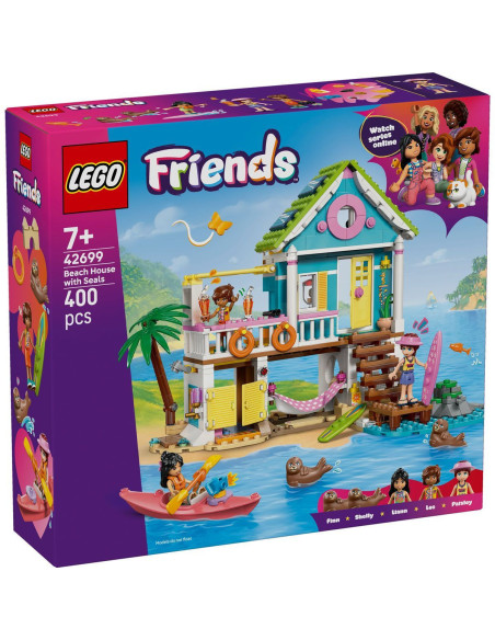 LEGO-42699,Lego Friends Casa Pe Plaja Cu Foci 42699
