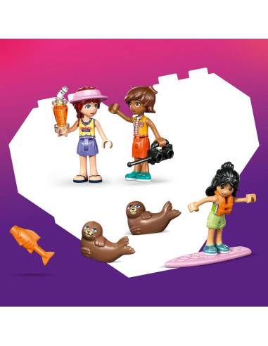 LEGO-42699,Lego Friends Casa Pe Plaja Cu Foci 42699