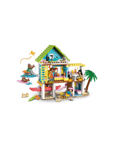 LEGO-42699,Lego Friends Casa Pe Plaja Cu Foci 42699