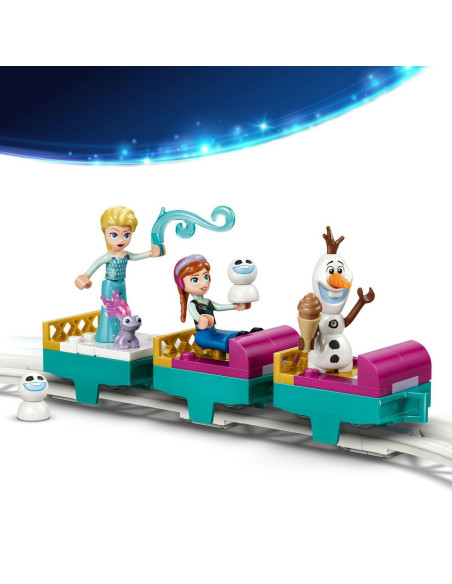 LEGO-43281,Lego Disney Frozen Aventura Cu Sania Pe Sine La Castelul De Gheata Al Elsei 43281