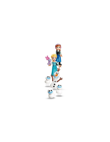 LEGO-43281,Lego Disney Frozen Aventura Cu Sania Pe Sine La Castelul De Gheata Al Elsei 43281