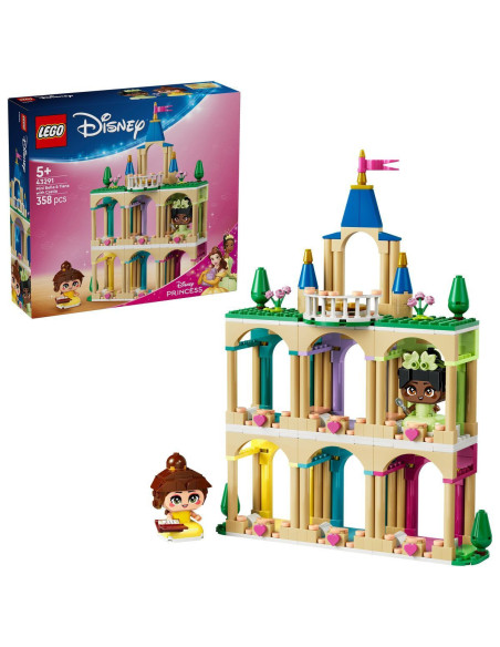 LEGO-43291,Lego Disney Princess Miniprintesele Belle Si Tiana La Castel 43291