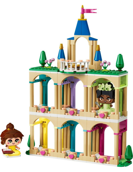 LEGO-43291,Lego Disney Princess Miniprintesele Belle Si Tiana La Castel 43291