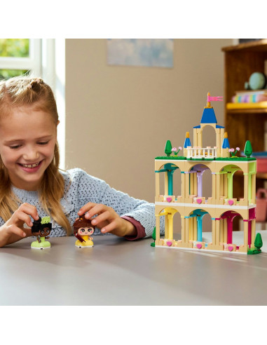 LEGO-43291,Lego Disney Princess Miniprintesele Belle Si Tiana La Castel 43291