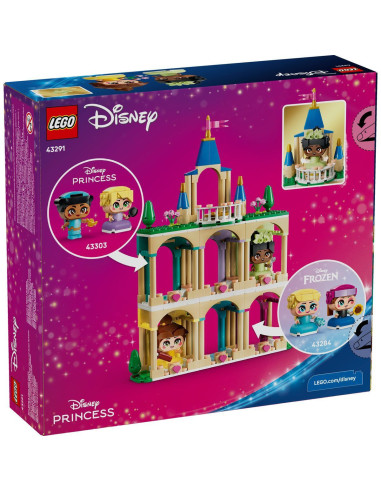 LEGO-43291,Lego Disney Princess Miniprintesele Belle Si Tiana La Castel 43291