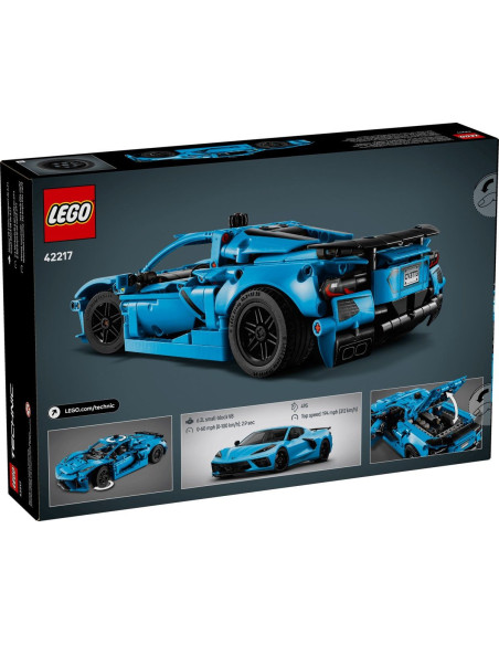 LEGO-42217,Lego Technic Chevrolet Corvette Stingray Albastru 42217