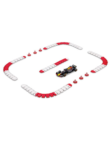 MST82672,Maisto Set Pista Construibila Cu Masinuta Oracle Red Bull Racing Rb20 Rc Cu Telecomanda 2.4ghz Scara 1 La 41