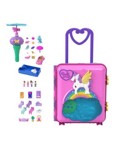 MTHKV43,Polly Pocket Valiza Unicorn