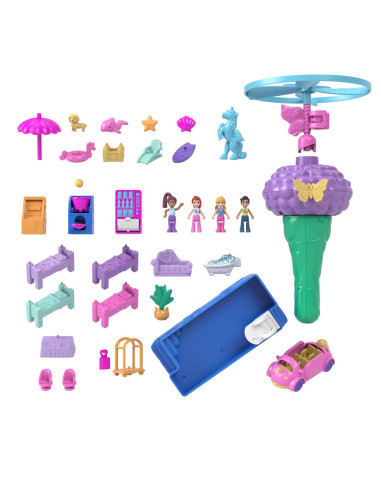 MTHKV43,Polly Pocket Valiza Unicorn