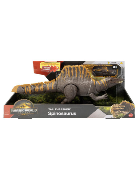 MTJGB56,Jurassic World Rebirth Tail Thrasher Dinozaur Spinosaurus Interactiv Cu Miscari Si Sunete
