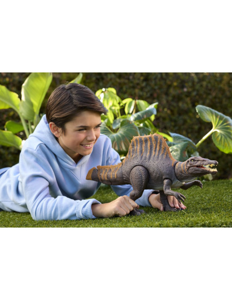 MTJGB56,Jurassic World Rebirth Tail Thrasher Dinozaur Spinosaurus Interactiv Cu Miscari Si Sunete