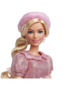 MTJBJ53,Barbie The Movie Papusa Barbie Cu Rochie Roz