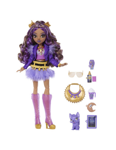 MTJHK30,Monster High Papusa Clawdeen Wolf Cu Accesorii