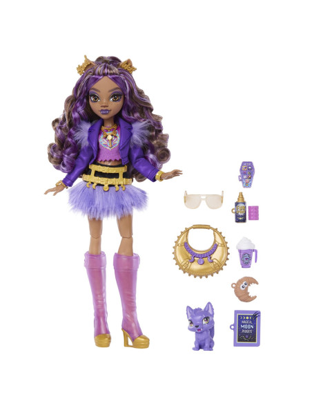MTJHK30,Monster High Papusa Clawdeen Wolf Cu Accesorii