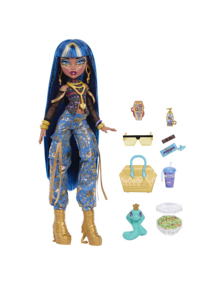 MTJHK32,Monster High Papusa Cleo Denile Cu Accesorii