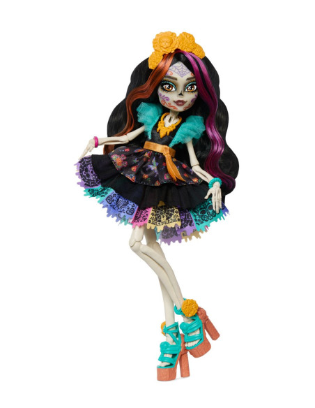 MTJHK34,Monster High Papusa Skelita Calaveras Cu Accesorii