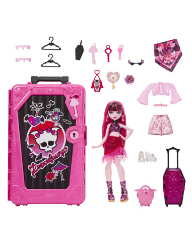MTJDR50,Monster High Skulltimate Secrets Papusa Draculaura Cu Accesorii