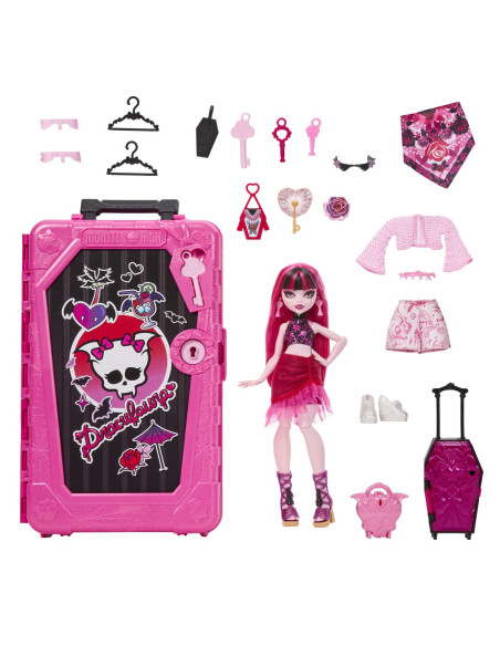 MTJDR50,Monster High Skulltimate Secrets Papusa Draculaura Cu Accesorii