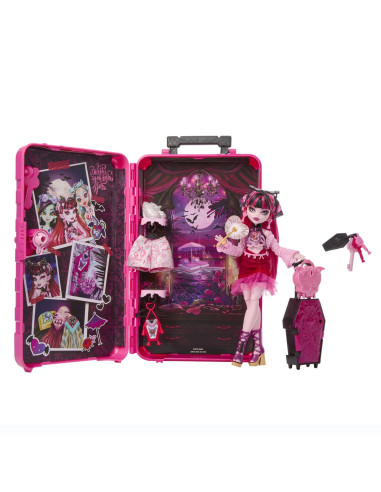 MTJDR50,Monster High Skulltimate Secrets Papusa Draculaura Cu Accesorii