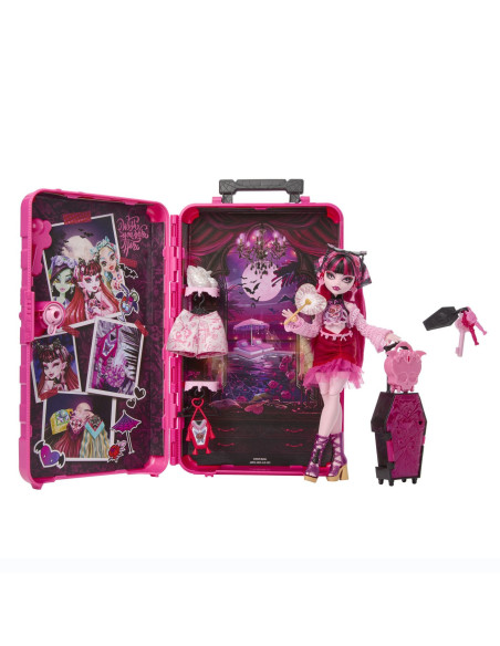 MTJDR50,Monster High Skulltimate Secrets Papusa Draculaura Cu Accesorii