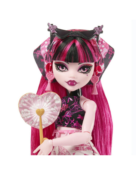 MTJDR50,Monster High Skulltimate Secrets Papusa Draculaura Cu Accesorii