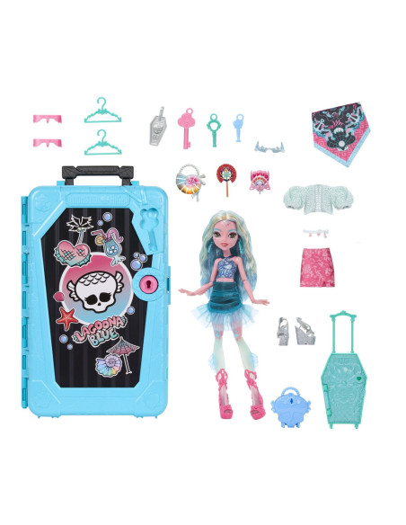 MTJDR51,Monster High Skulltimate Secret Papusa Lagoona Blue