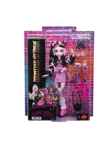MTJHK29,Monster High Papusa Draculaura Cu Accesorii
