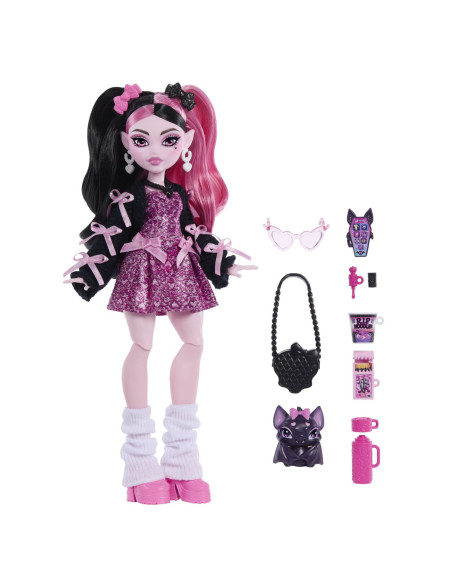 MTJHK29,Monster High Papusa Draculaura Cu Accesorii