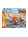MTJHL95,Hot Wheels City Set De Joaca Super Statie De Pompieri Cu Masinuta Inclusa