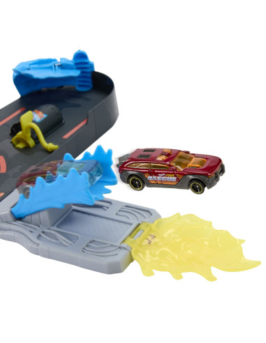 MTJHL95,Hot Wheels City Set De Joaca Super Statie De Pompieri Cu Masinuta Inclusa