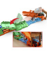MTJJN45,Hot Wheels Monster Truck Set De Joaca Provocarea Crocodilului Cu Masinuta Mega Wrex