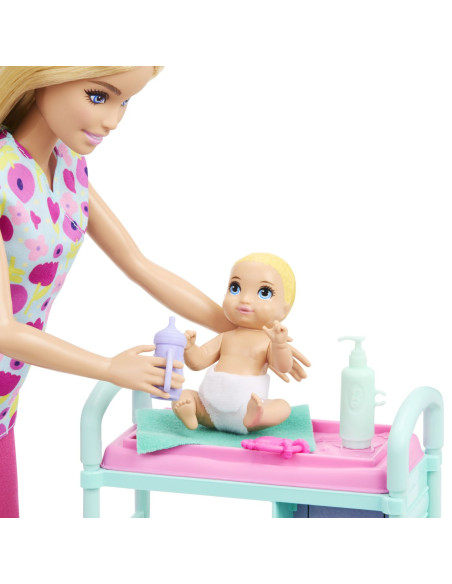 MTJMK12,Barbie You Can Be Anything Papusa Doctor Pediatru Cu Accesorii