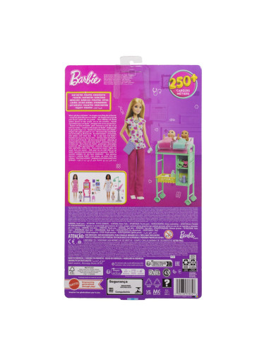 MTJMK12,Barbie You Can Be Anything Papusa Doctor Pediatru Cu Accesorii