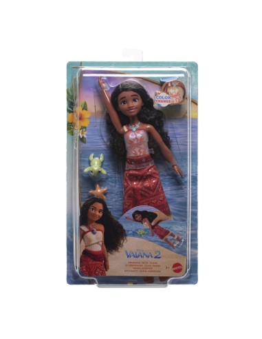 MTJFF09,Disney Vaiana 2 Color Change Set Papusa Vaiana Innot Cu Accesorii
