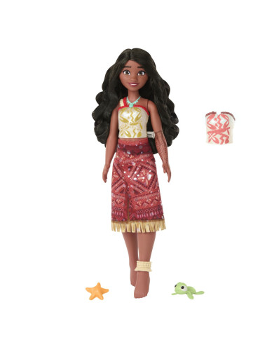 MTJFF09,Disney Vaiana 2 Color Change Set Papusa Vaiana Innot Cu Accesorii