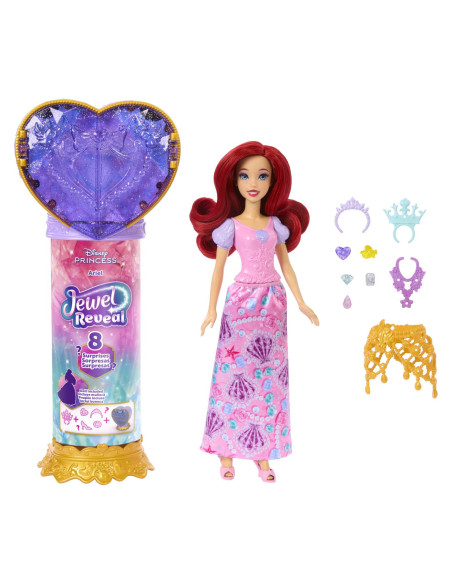MTJHL49,Disney Princess Jewel Reveal Papusa Ariel