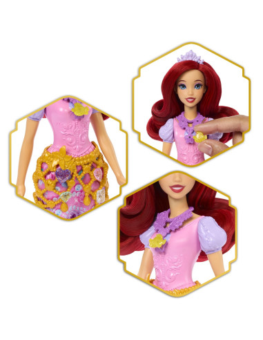 MTJHL49,Disney Princess Jewel Reveal Papusa Ariel