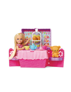 MTJJB40,Barbie Family And Friends Set Clubul Lui Chelsea Petrecere Cu Ceai Surpriza 2