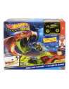 MTJJN44,Hot Wheels Monster Truck Set De Joaca Pista Invinge Sarpele Urias Cu Masinuta Bone Shaker Inclusa