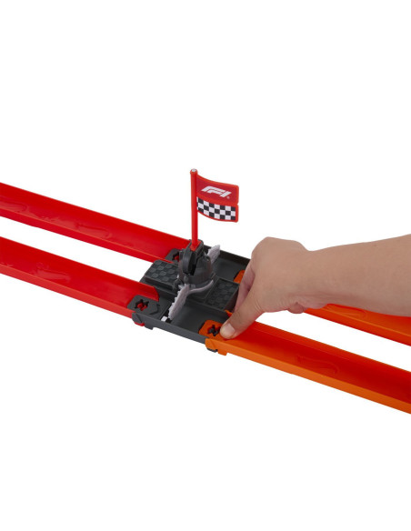 MTJKM88,Hot Wheels Racing Circuit De Curse Grid Start Formula 1 Cu 2 Masinute Incluse