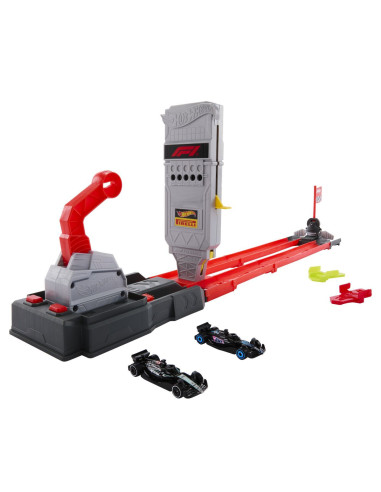 MTJKM88,Hot Wheels Racing Circuit De Curse Grid Start Formula 1 Cu 2 Masinute Incluse