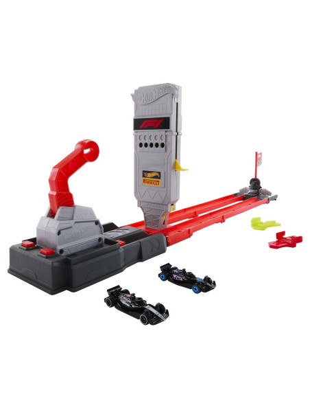 MTJKM88,Hot Wheels Racing Circuit De Curse Grid Start Formula 1 Cu 2 Masinute Incluse