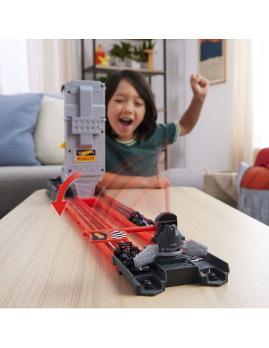 MTJKM88,Hot Wheels Racing Circuit De Curse Grid Start Formula 1 Cu 2 Masinute Incluse
