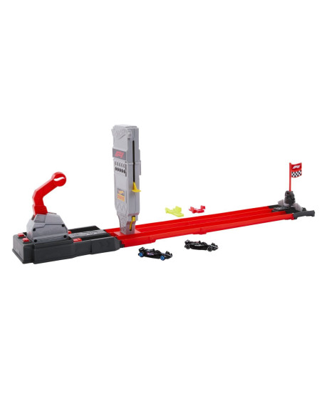 MTJKM88,Hot Wheels Racing Circuit De Curse Grid Start Formula 1 Cu 2 Masinute Incluse
