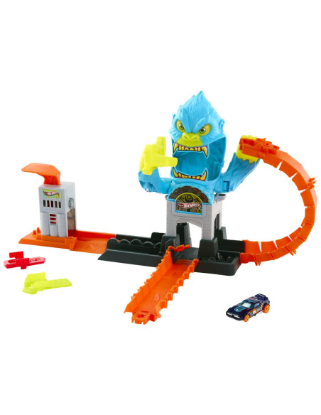 MTHDR29_JHL92,Hot Wheels City Pista Inamicilor Atacul Gorilei