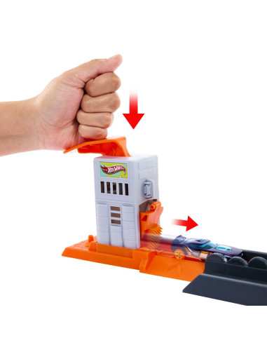 MTHDR29_JHL92,Hot Wheels City Pista Inamicilor Atacul Gorilei
