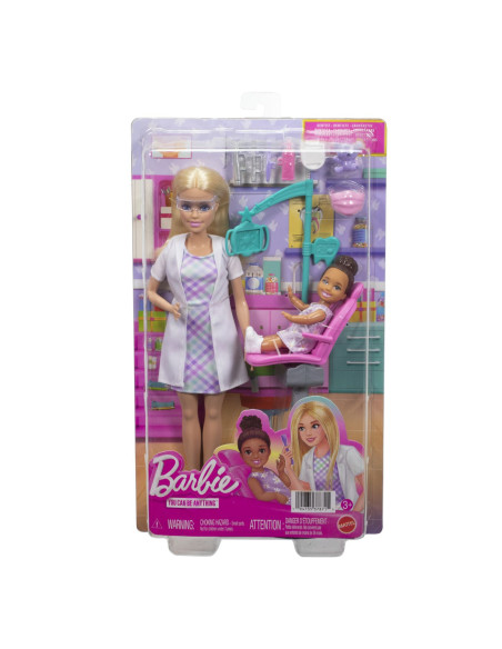MTJCR71_JMK14,Barbie Set De Joaca Papusa Barbie Blonda Face Cariera Dentist