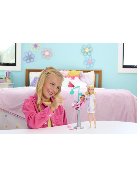MTJCR71_JMK14,Barbie Set De Joaca Papusa Barbie Blonda Face Cariera Dentist