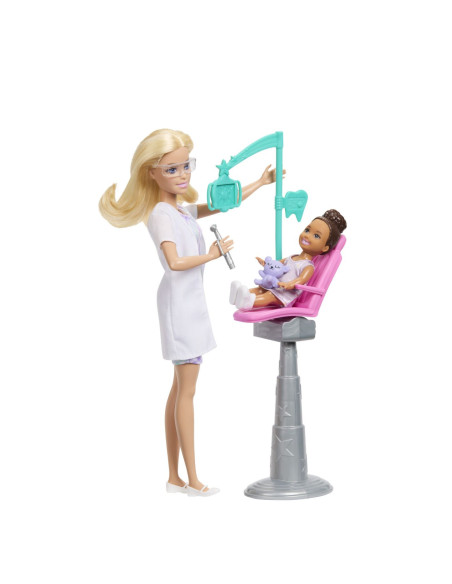 MTJCR71_JMK14,Barbie Set De Joaca Papusa Barbie Blonda Face Cariera Dentist